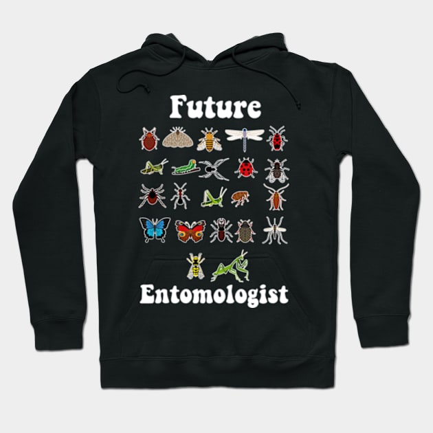 Future Entomologist - Entomology Insect Lover Bug Collector Hoodie by David Brown